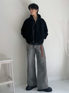 「アイテム（ブルゾン）」を使った、kotaさん（メンズ・176cm）の秋コーディネート