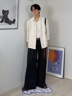 「アイテム（イヤリング）」を使った、kotaさん（メンズ・176cm）の春コーディネート