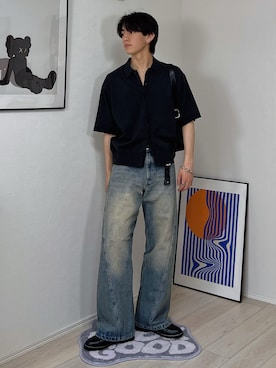 「アイテム（イヤリング）」を使った、kotaさん（メンズ・176cm）の春コーディネート
