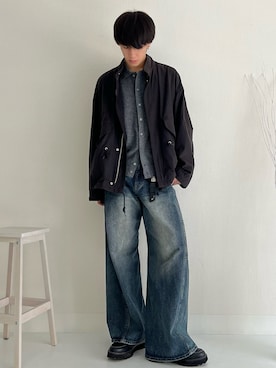 「アイテム（キーケース/キーアクセサリー）」を使った、kotaさん（メンズ・176cm）の秋コーディネート