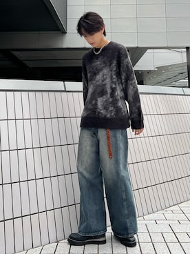 「アイテム（イヤリング）」を使った、kotaさん（メンズ・176cm）の秋コーディネート