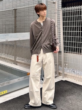 「HARE（ハレ）のアイテム（リング）」を使った、kotaさん（メンズ・176cm）の秋コーディネート