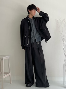 「アイテム（財布/小物、ブラック系）」を使った、kotaさん（メンズ・176cm）の冬コーディネート