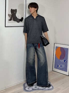 「Llife（ライフ）のアイテム」を使った、kotaさん（メンズ・176cm）の夏コーディネート