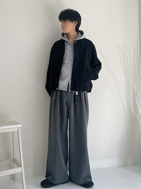 「アイテム（イヤリング）」を使った、kotaさん（メンズ・176cm）の秋コーディネート