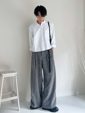 「アイテム（イヤリング）」を使った、kotaさん（メンズ・176cm）の秋コーディネート