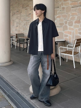 「Llife（ライフ）のアイテム」を使った、kotaさん（メンズ・176cm）の夏コーディネート