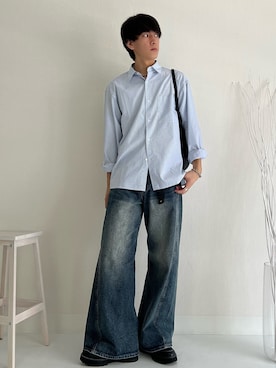 「アイテム（イヤリング）」を使った、kotaさん（メンズ・176cm）の秋コーディネート
