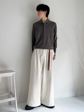 「アイテム（イヤリング）」を使った、kotaさん（メンズ・176cm）の秋コーディネート