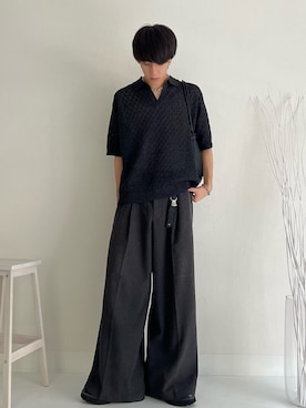 「アイテム（イヤリング）」を使った、kotaさん（メンズ・176cm）の秋コーディネート