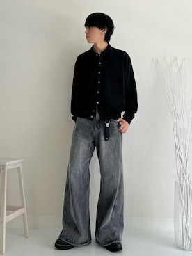 「アイテム（イヤリング）」を使った、kotaさん（メンズ・176cm）の秋コーディネート