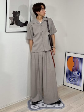 「Llife（ライフ）のアイテム」を使った、kotaさん（メンズ・176cm）の夏コーディネート