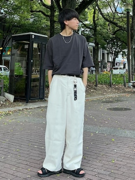 「HARE」｜「アイテム（財布/小物）」を使った、kotaさん（メンズ・176cm）の夏コーディネート