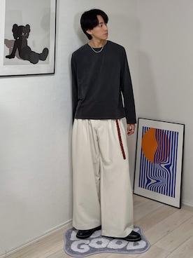 「アイテム（イヤリング）」を使った、kotaさん（メンズ・176cm）の春コーディネート