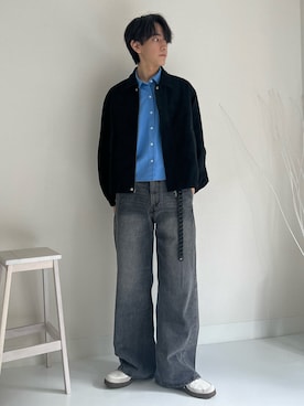 「アイテム（イヤリング）」を使った、kotaさん（メンズ・176cm）の秋コーディネート