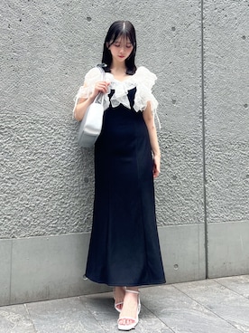 「Casselini（キャセリーニ）のアイテム」を使った、aikaさん（レディース・156cm）の夏コーディネート