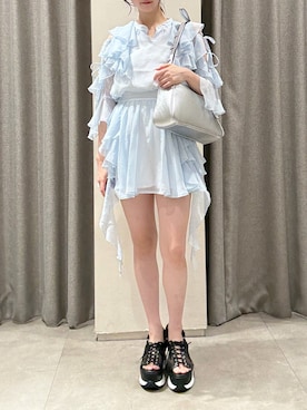 「スポサン」｜aikaさん（レディース・156cm）の夏コーディネート