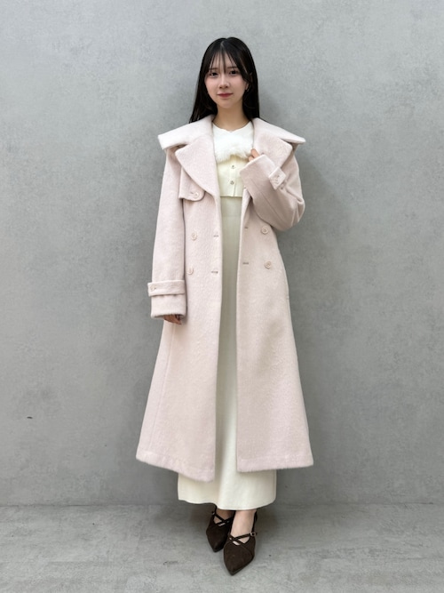 CLORE+ アイボリー ビックカラーコート セール】セーラービッグカラーコート（その他アウター