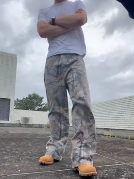 「Hollister（ホリスター）のアイテム（デニムパンツ）」を使った、8nsさん（メンズ・178cm）の春コーディネート