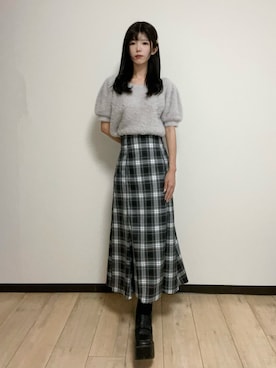 「アイテム（ニット/セーター）」を使った、ゆいさん（レディース・155cm・20代）の秋コーディネート