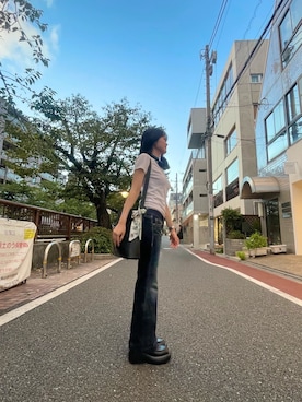 「MOUSSY（マウジー）のアイテム」を使った、ふらわーさん（骨格ナチュラル・レディース・158cm）の冬コーディネート