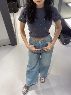 菅谷レイナさん(レディース・168cm)の春コーディネート