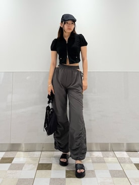 菅谷レイナさん(レディース・168cm)の夏コーディネート
