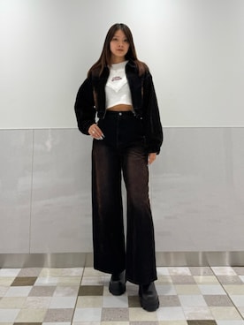 菅谷レイナさん(レディース・168cm)の夏コーディネート