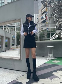 コンパクトショートダウンベスト｜エモダ（EMODA）アウトレット