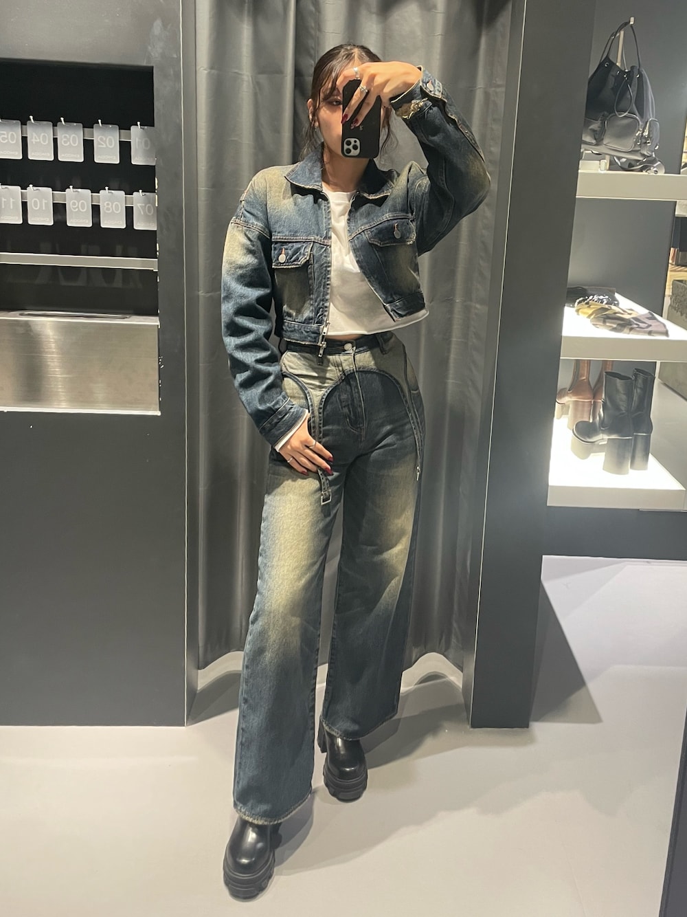 【専用】EMODA セットアップ プレーティングリブセットアップ[品番：MKSW0056737]｜EMODA（エモダ