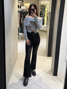 菅谷レイナさん（レディース・168cm）の春コーディネート