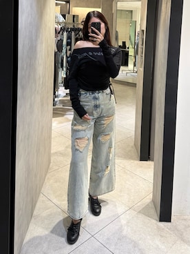 菅谷レイナさん(レディース・168cm)の春コーディネート