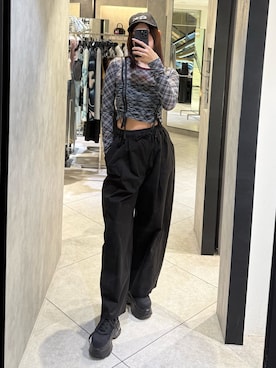 菅谷レイナさん(レディース・168cm)の春コーディネート