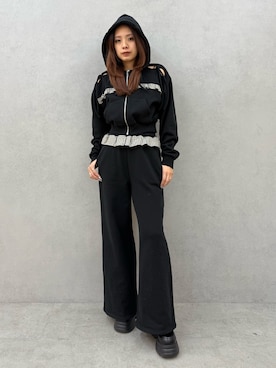 菅谷レイナさん(レディース・168cm)の冬コーディネート