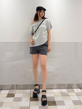 菅谷レイナさん(レディース・168cm)の夏コーディネート