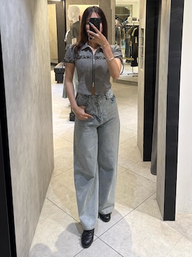 菅谷レイナさん(レディース・168cm)の春コーディネート