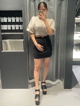 菅谷レイナさん（レディース・168cm）の夏コーディネート