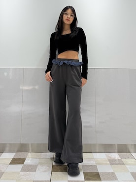 菅谷レイナさん（レディース・168cm）の冬コーディネート