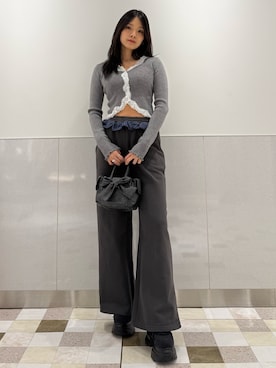 菅谷レイナさん（レディース・168cm）の春コーディネート