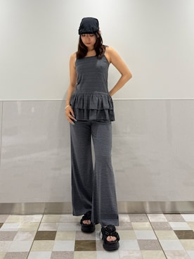 菅谷レイナさん(レディース・168cm)の夏コーディネート
