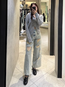 菅谷レイナさん(レディース・168cm)の春コーディネート