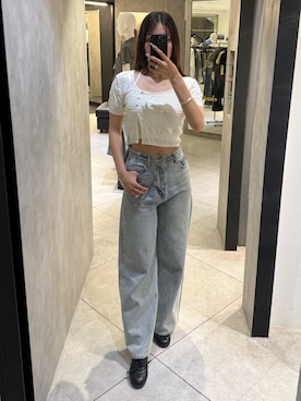 菅谷レイナさん(レディース・168cm)の春コーディネート
