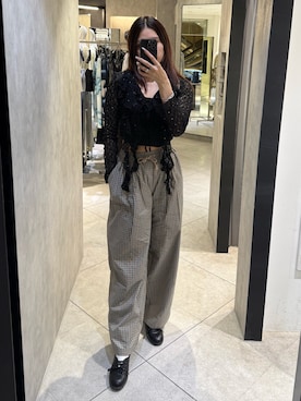 菅谷レイナさん（レディース・168cm）の春コーディネート