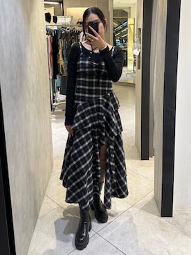 菅谷レイナさん（レディース・168cm）の春コーディネート