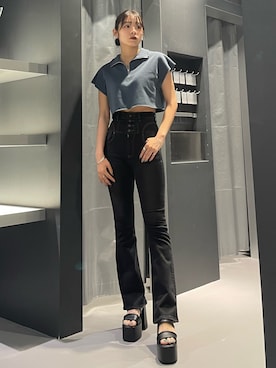 菅谷レイナさん（レディース・168cm）の夏コーディネート