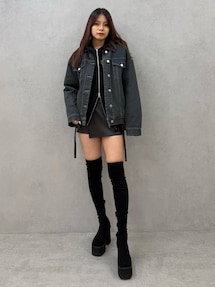 スクエアフィットロングブーツ｜エモダ（EMODA）公式通販｜RUNWAY
