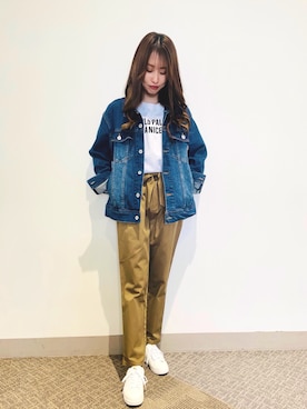 「Arnold Palmer（アーノルドパーマー）のアイテム（ジャケット/アウター）」を使った、アーノルドパーマー＠イオンレイクタウン店さん（レディース・155cm）の春コーディネート