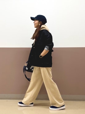 「アイテム（アンサンブル）」を使った、アーノルドパーマー＠イオンレイクタウン店さん（レディース・152cm）の冬コーディネート