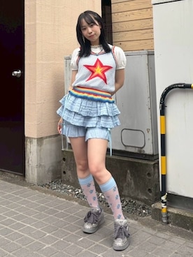 CandyStripper_hotoriさん（レディース・160cm）の夏コーディネート