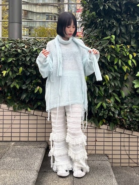 「Candy Stripper（キャンディストリッパー）のアイテム（パンツ）」を使った、CandyStripper_hotoriさん（レディース・160cm）の秋コーディネート